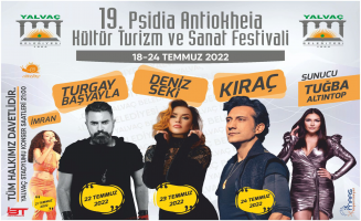 19.'uncu Yalvaç Psidia Antiokheia Kültür Sanat ve Turizm Festivali